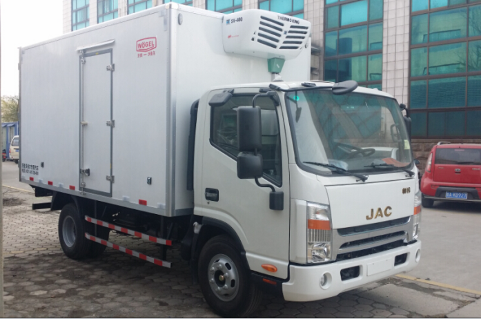 肉挂冷藏车 江淮帅铃肉挂冷藏车（康明斯）